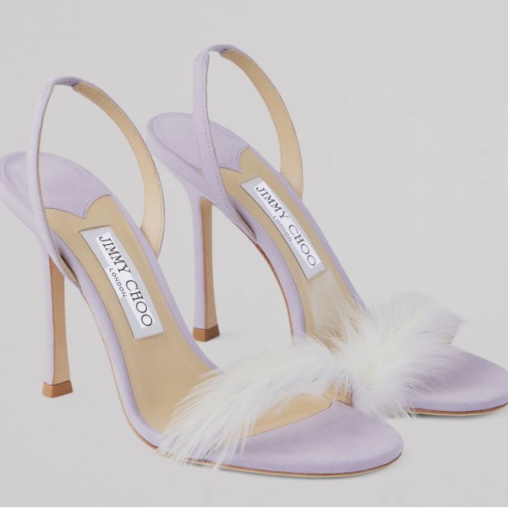 Jimmy Choo 1998 Archive Feather Shoe